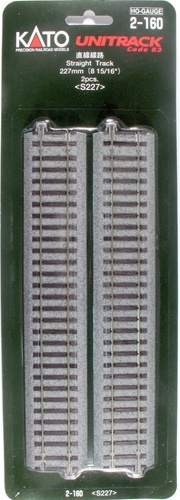 Gerades Gleis 227 mm, 2 Stück