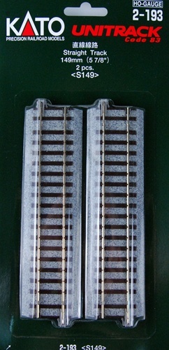 Rak räls 149 mm, 2st