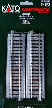 Rak räls 149 mm, 2st