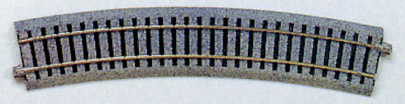 Gebogenes Gleis R550-22,5°, 4 Stück