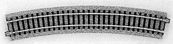 Gebogenes Gleis R610-22,5°, 4 Stück
