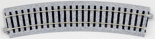 Gebogenes Gleis R490-22,5°, 4 Stück
