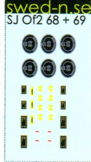 SJ Of2 68+69, N-skala