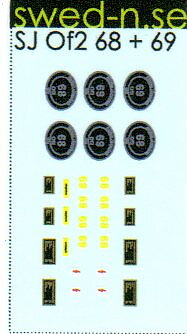 SJ Of2 68+69, N-skala