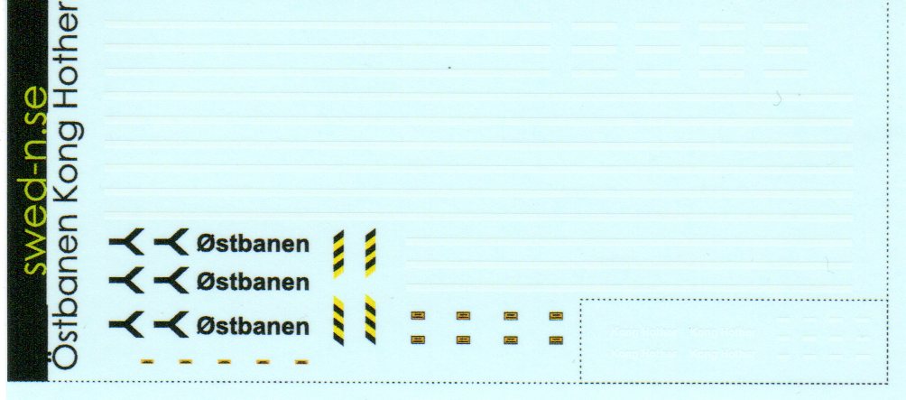 Dekaler Östbanen 'Kong Hother', N-skala