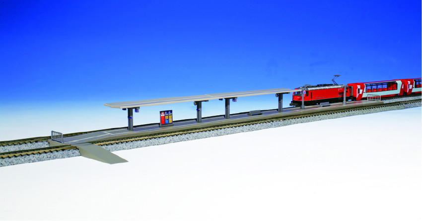 Plattform till Glacier Express