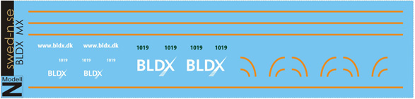 Dekal BLDX Mx