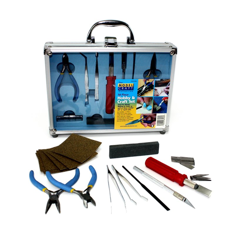 MODELCRAFT 18 PCE HOBBY AND CRAFT SET
