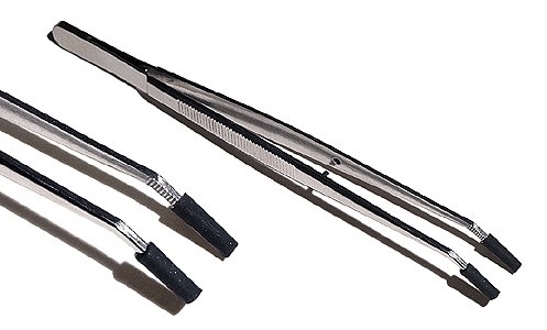 Tweezers w/Cushion Tips, Woodl - 2