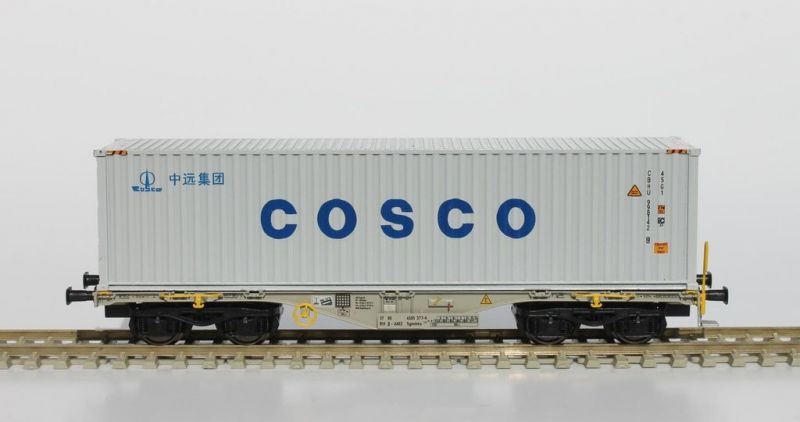 VTG/AAEC  Sgmmns 40 loaded with a 40ft HC container Cosco
