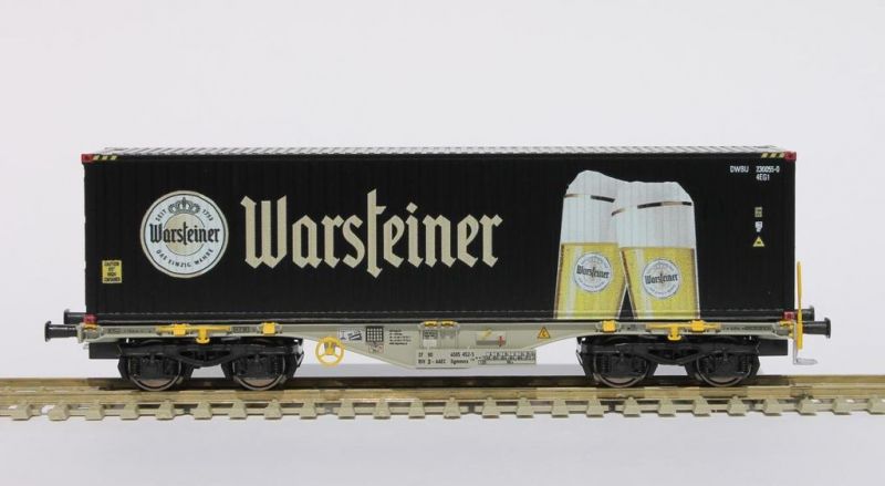 VTG/AAEC  Sgmmns 40 loaded wirh Warsteiner container n° DWBU 230055-0