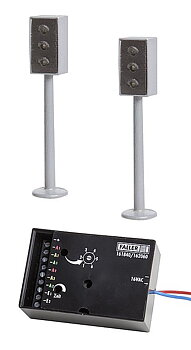 Trafikljus LED m elektronik, 2st