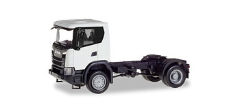 Scania CG 17 4x4 rigid tractor, white