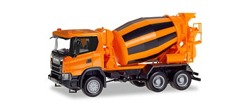 Scania CG 17 6x6 concrete truck, municipal orange