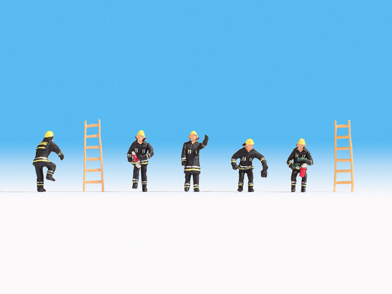 Brandmän, svarta kläder