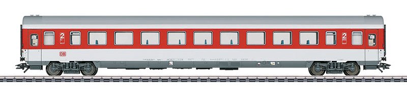 Personvagn Bpmbz 293.6, röd,DBAG,Ep.V
