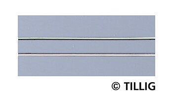 Spårvägsräls 105,6mm (enkelspår) asfalt