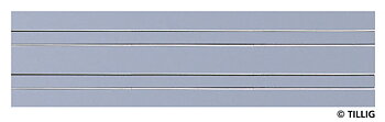 Spårvägsräls 316,8mm (dubbelspår) asfalt