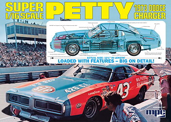 73' Richard Petty Dodge Charger 1/16