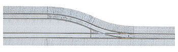 Spårvägsväxel, vänster, gatsten (komplett)
