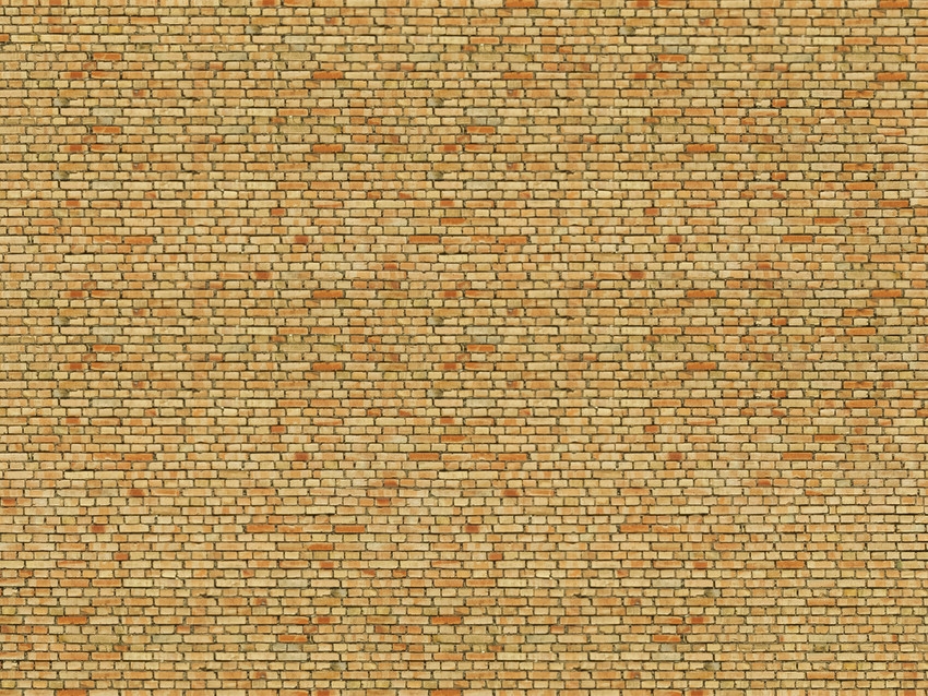 Murpapp 3D 'Klinker' gult, 25x12.5cm, H0