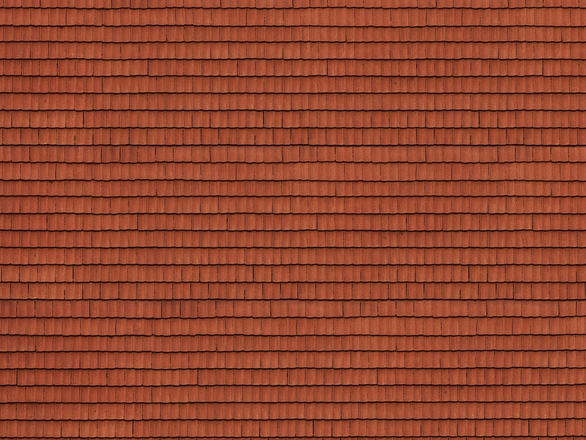 Murpapp 3D 'Taktegel' röttt, 25x12.5cm, H0