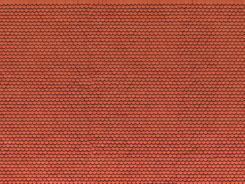 Murpapp 3D 'Taktegel' rött, 25x12.5cm, H0