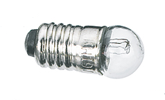 Glödlampa gänga E5.5 19V 100mA, klar