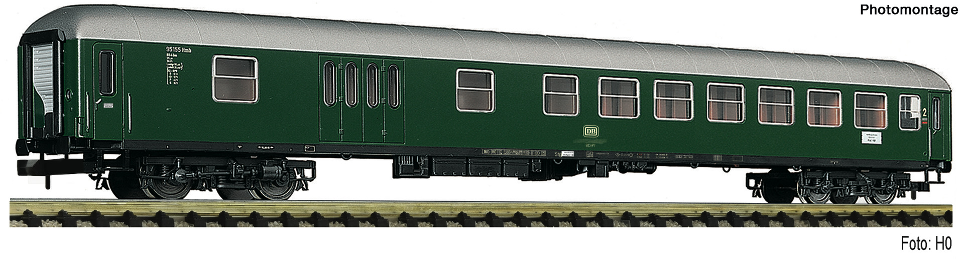 Passvagn m resgods BD4üm, DB