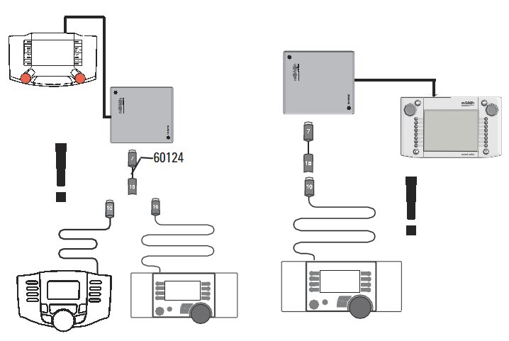 Adapterkabel CS/MS - 2