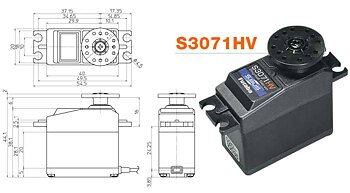 S3071HV Std Servo 10.5kg 0.17s HV