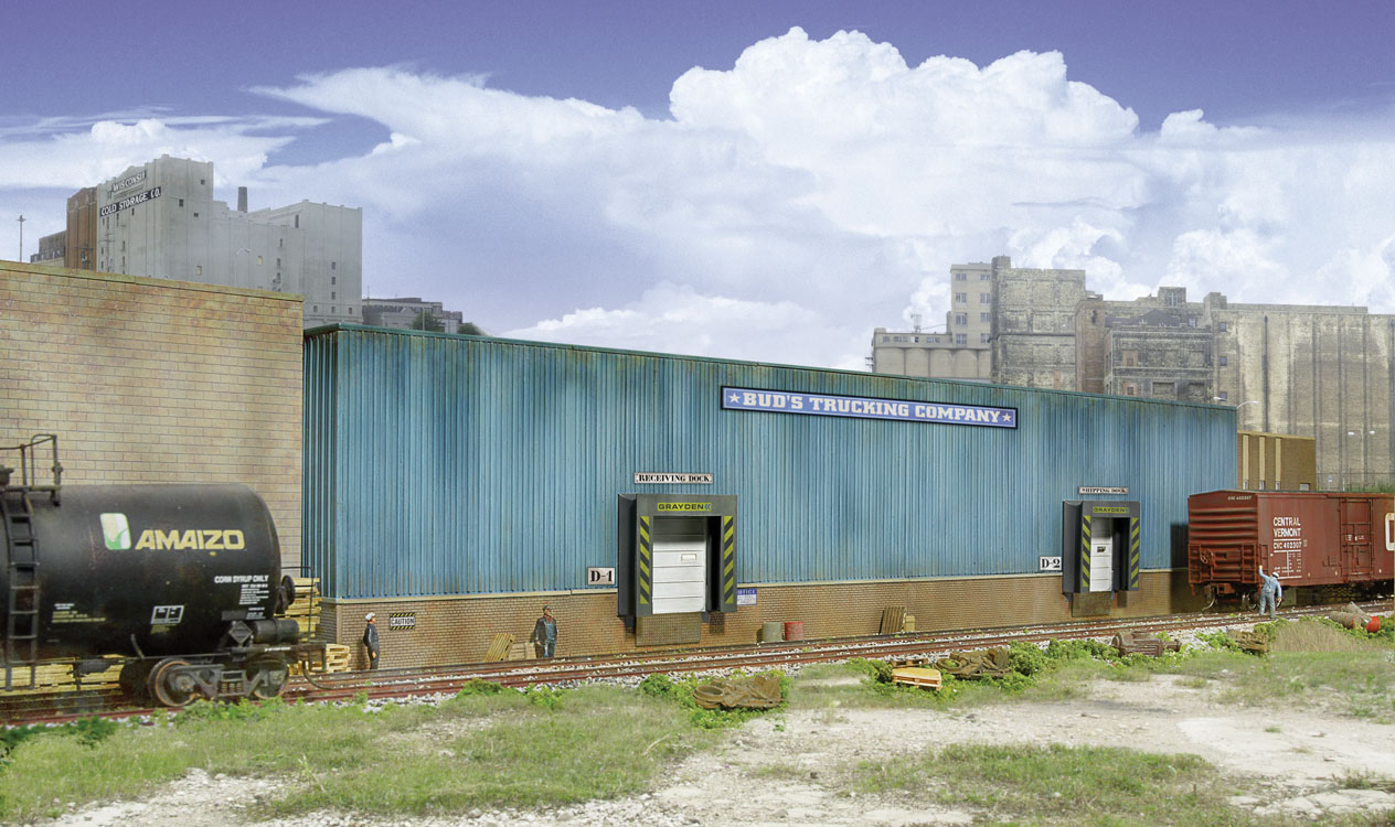 Bud's Trucking Company Background Building