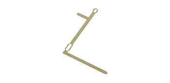Kontaktbleck för H0 spårvägsräls (10st)