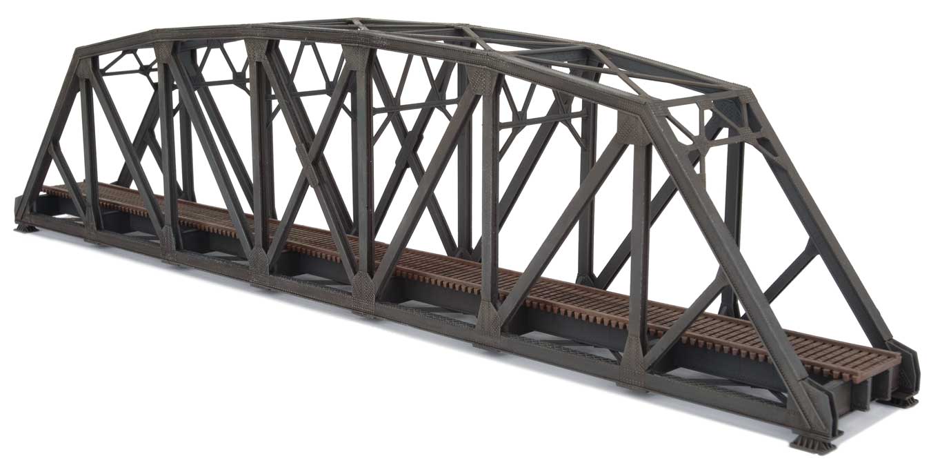 Single-Track Arched Pratt Truss Bridge - 2