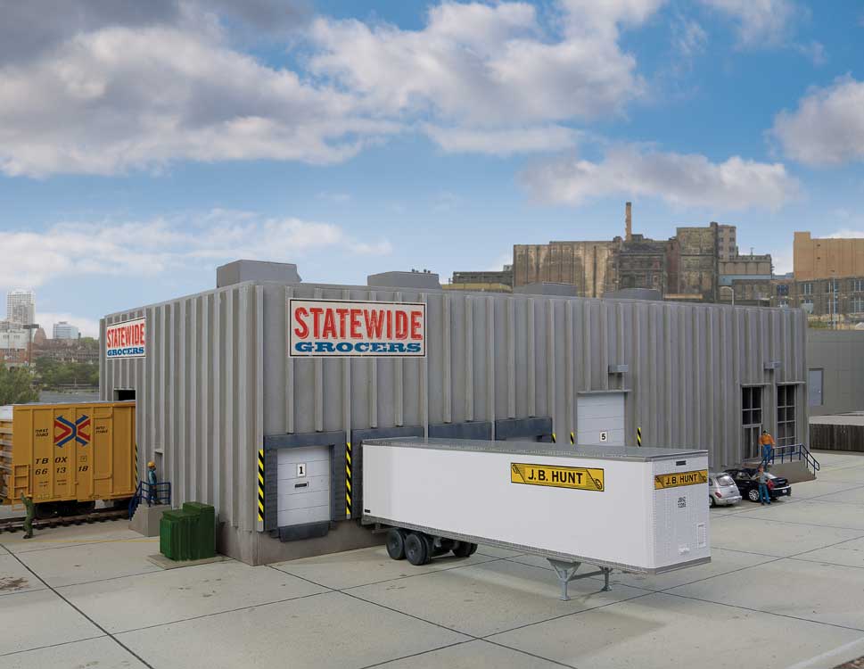 Modern Concrete Grocery Wareho