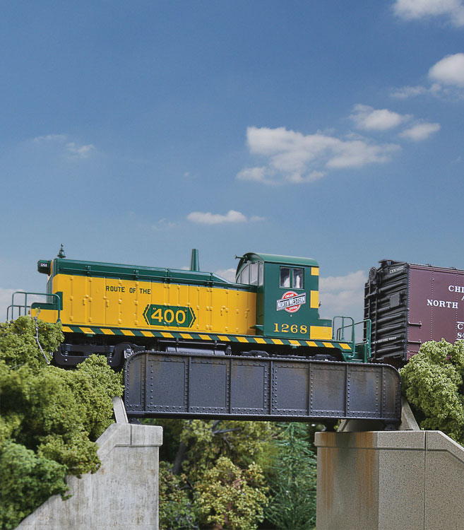 30' Single-Track Railroad Through Girder Bridge -- Kit