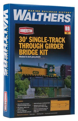 30' Single-Track Railroad Through Girder Bridge -- Kit - 4