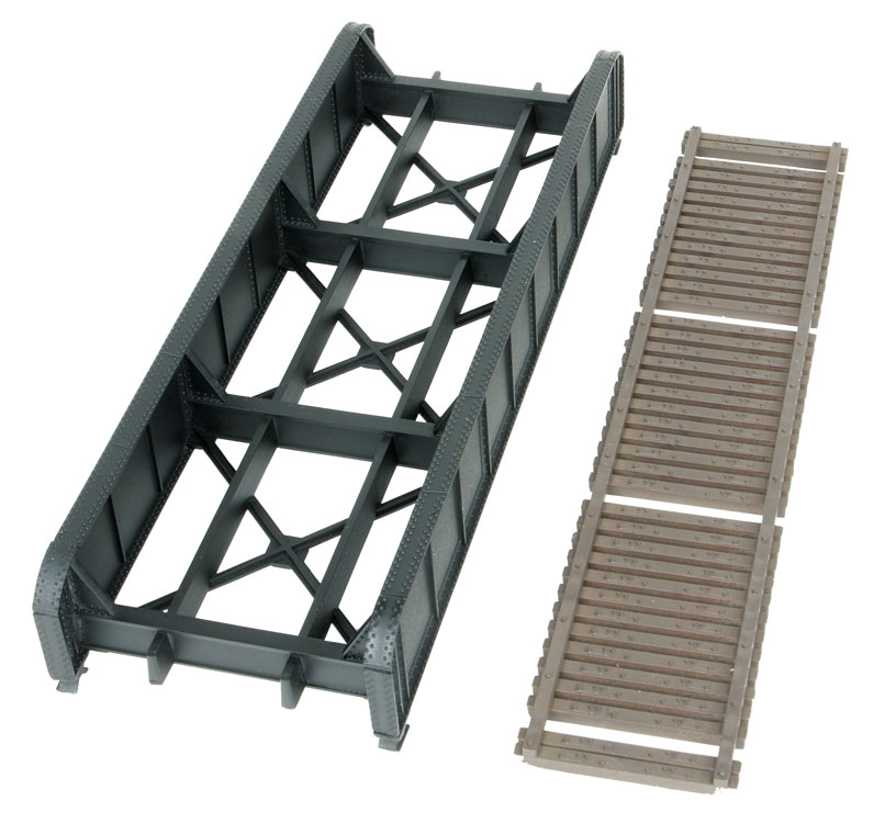 50' Single-Track Railroad Through Girder Bridge -- Kit - 3