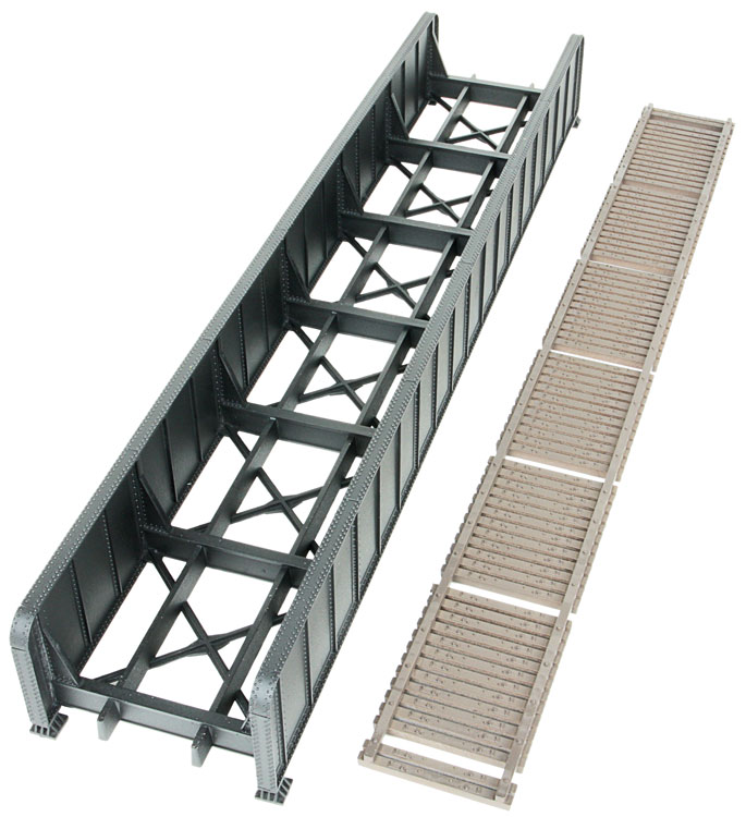 90' Single-Track Railroad Through Girder Bridge -- Kit - 2