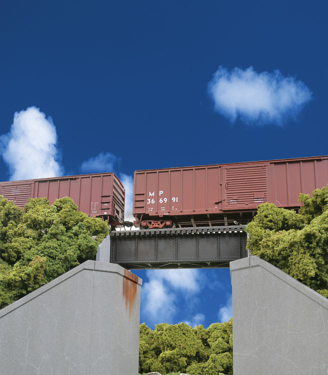 30' Single Track Railroad Deck Girder Bridge -- Low Level Kit