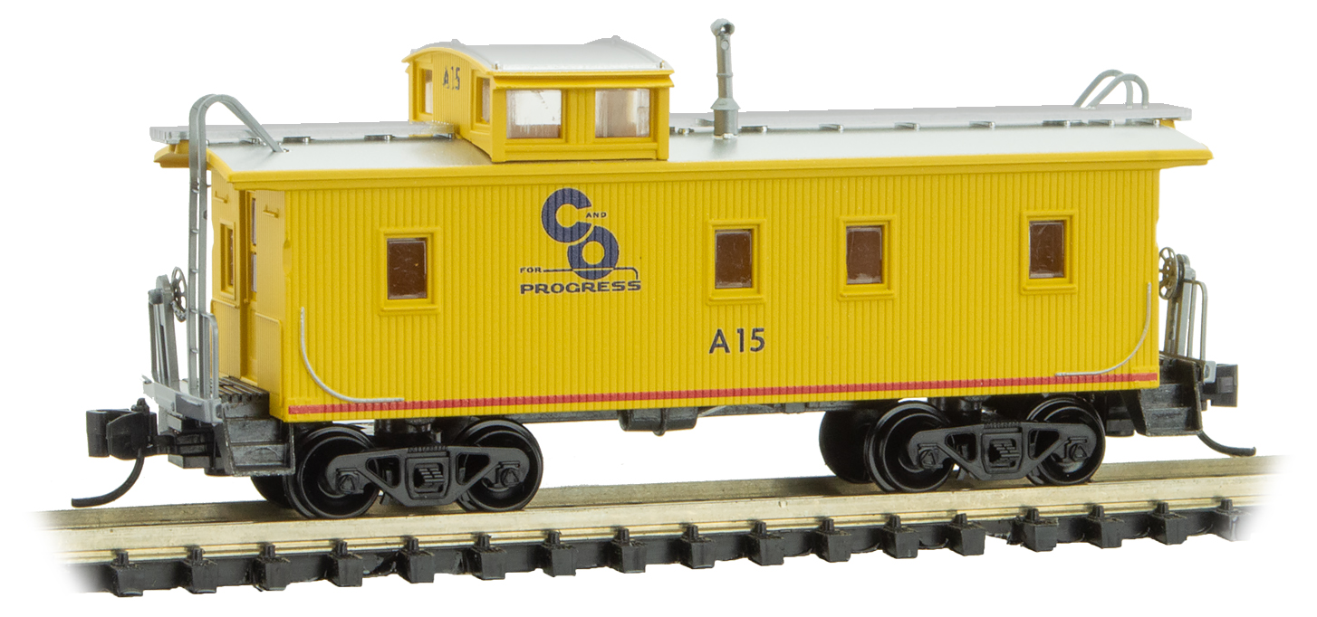 C&O 34? wood sheathed caboose #A15
