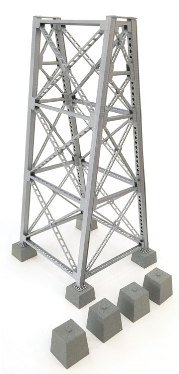 Steel Railroad Bridge Tower -- - 2