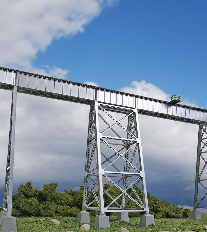 Steel Railroad Bridge Tower --