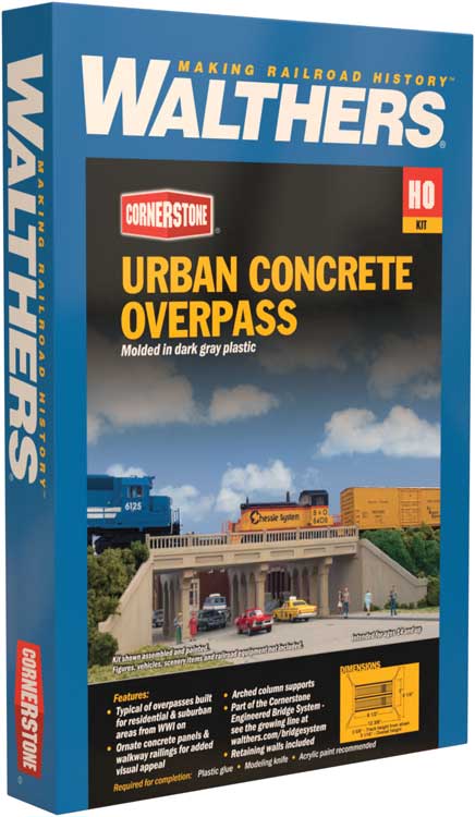 Urban Concrete Overpass -- Kit - 2