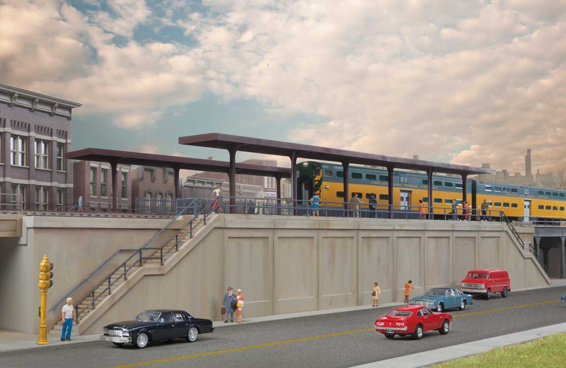 Elevated Commuter Station -- Kit