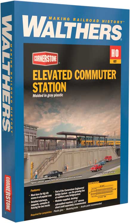 Elevated Commuter Station -- Kit - 3