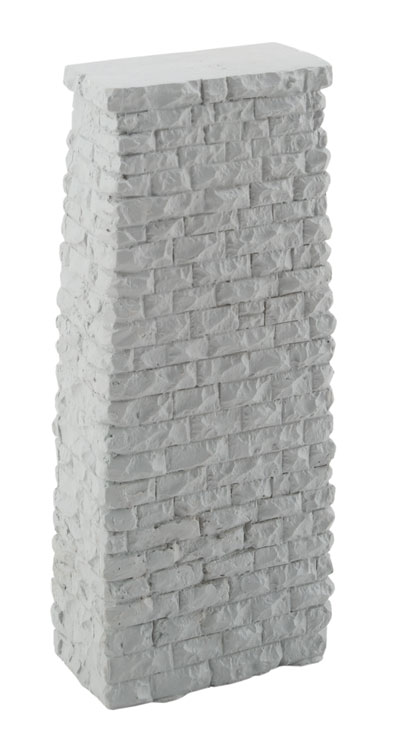 Single-Track Railroad Deck Bridge Stone Pier - Resin Casting