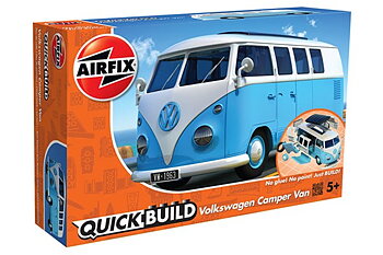 VW Camper Van Blue, Quick Build