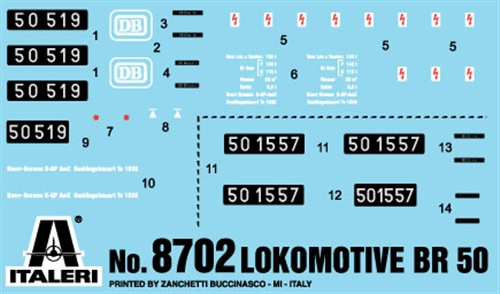 Ånglok BR50 byggsats, 1:87 - 4