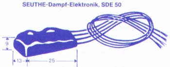 SDE 50 elektronik för rök agg